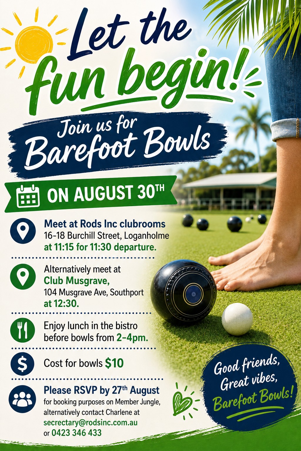 Rods Inc. 2026 Barefoot Bowls